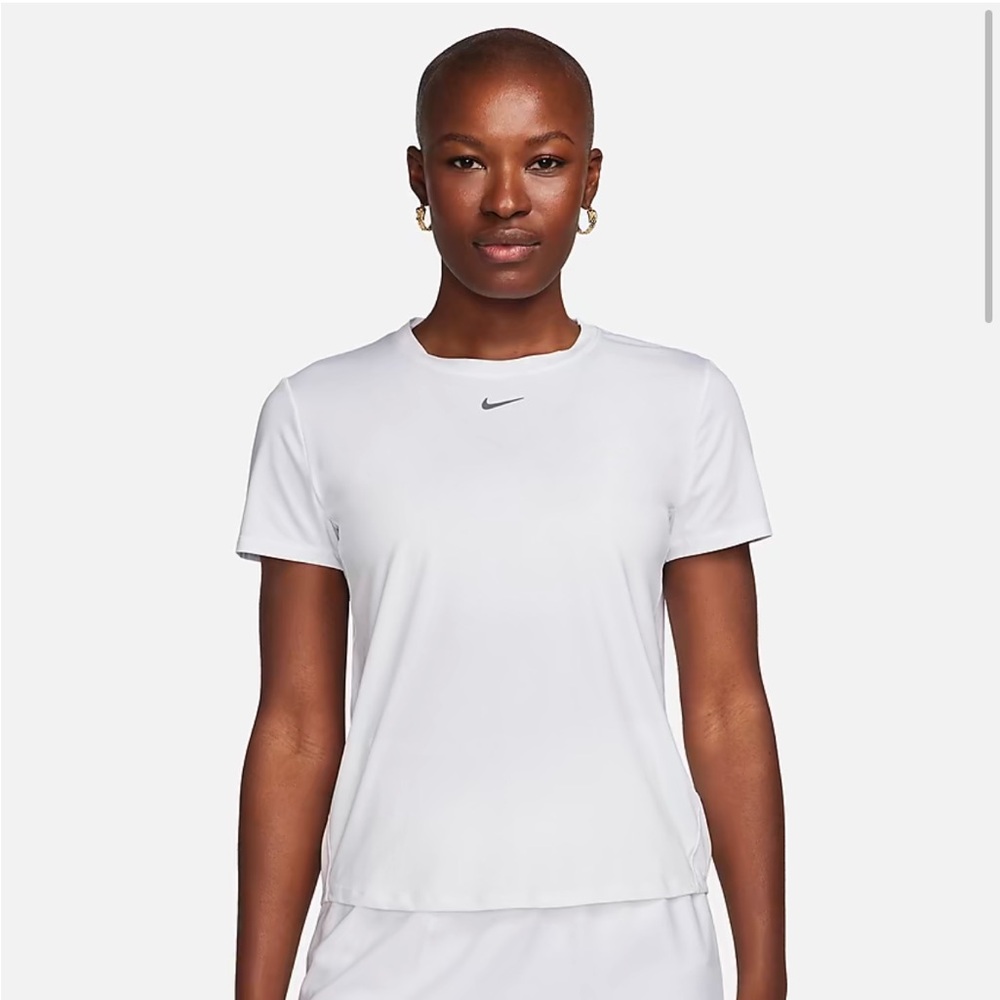 NWT Nike One Classic White Dri-Fit Short Sleeve Tee